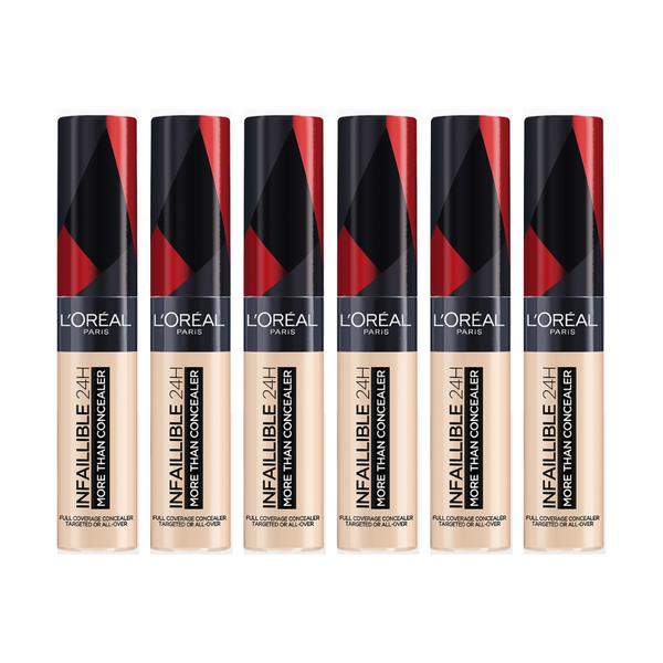 6x L'Oreal Paris Infallible More Than Concealer 11ml 325 Bisque