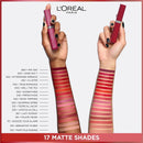 L'Oreal Paris Le Matte Resistance Liquid Lipstick 5ml 245 French Kiss