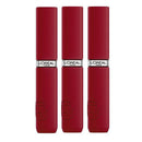 3x L'Oreal Paris Le Matte Resistance Liquid Lipstick 5ml 420 Le Rouge Paris