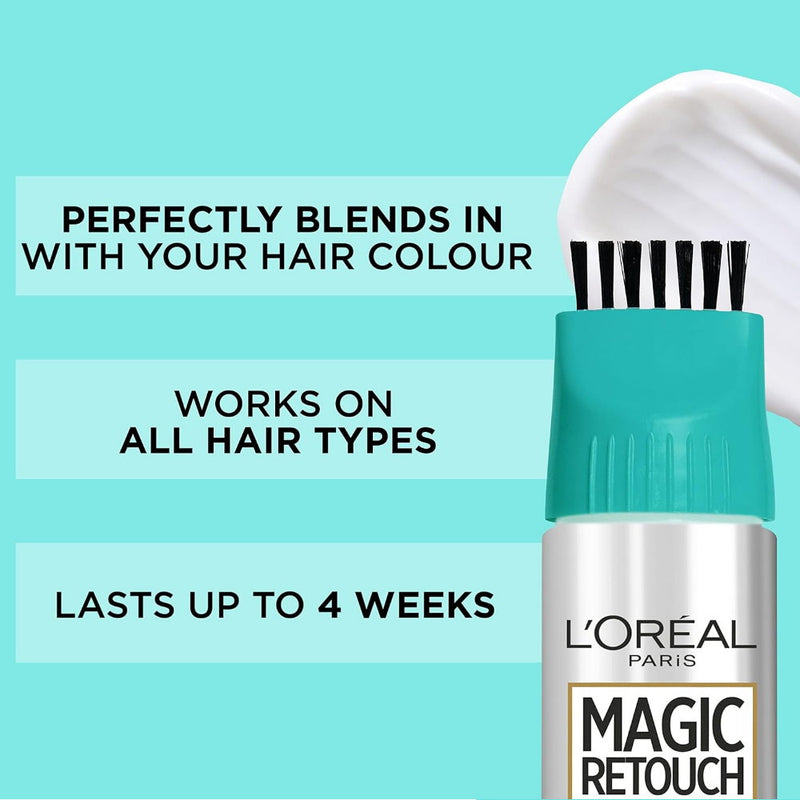 L'Oreal Paris Magic Retouch Permanent Hair Colour 6 Light Brown