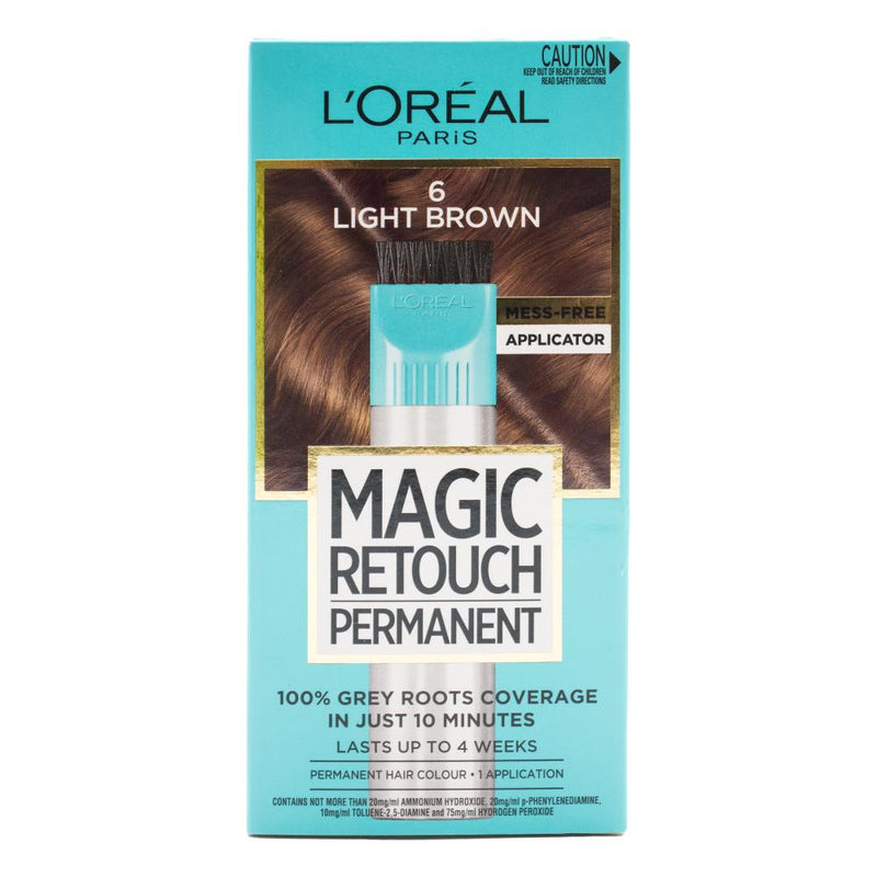 L'Oreal Paris Magic Retouch Permanent Hair Colour 6 Light Brown