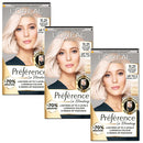 3x L'Oreal Paris Preference Hair Colour 11.21 Moscow Ultra Light Cool Pearl Blonde