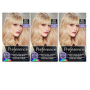 3x L'Oreal Paris Preference Permanent Hair Colour 10.1 Helsinki