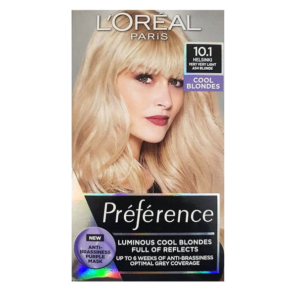 L'Oreal Paris Preference Permanent Hair Colour 10.1 Helsinki