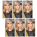 6x L'Oreal Paris Preference Permanent Hair Colour 8 California Light Blonde