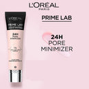 3x L'Oreal Paris Primer Lab 24 Hour Pore Minimizer Primer 30ml