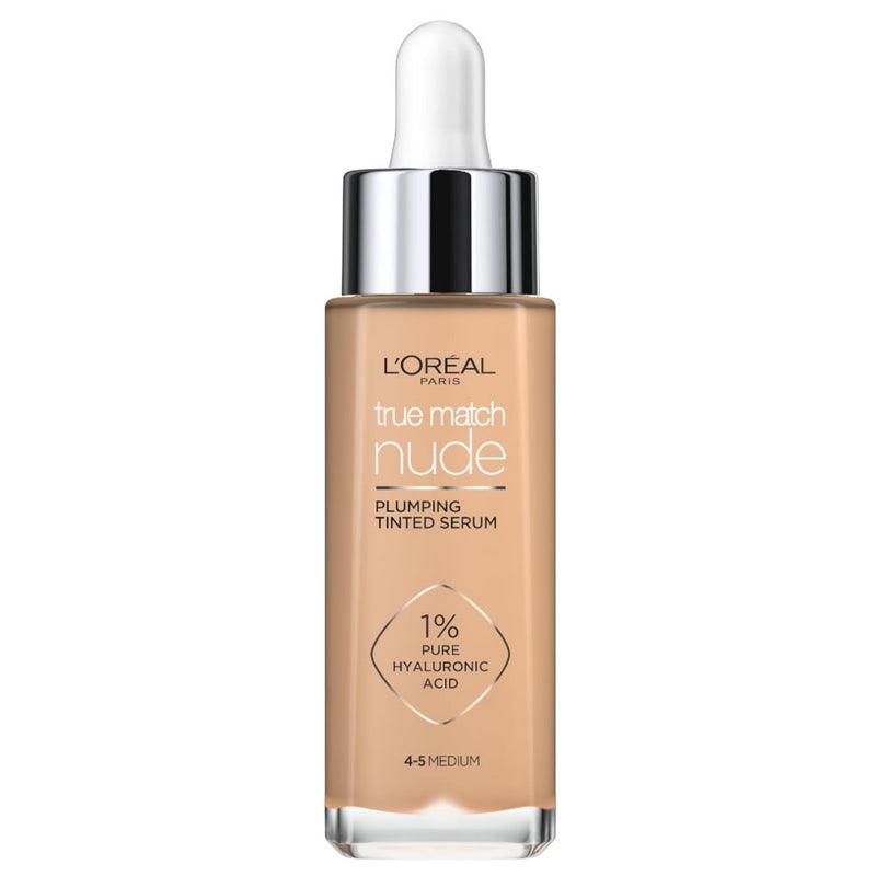 L'Oreal Paris True Match Nude Plumping Tinted Serum 30ml 4-5 Medium