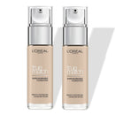 2x L'Oreal Paris True Match Super Blendable Liquid Foundation 30ml 1C Rose Ivory