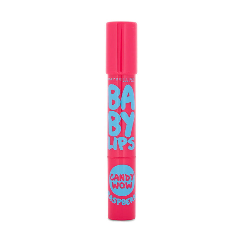 3 x Maybelline Baby Lips CANDY WOW Lip Crayon Raspberry - Pink Red Lipstick