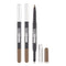 3x Maybelline Brow Natural Duo 2 in 1 Pencil and Powder Brown 0.15g