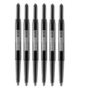 6x Maybelline Brow Natural Duo 2 in 1 Pencil and Powder Grey 0.15g