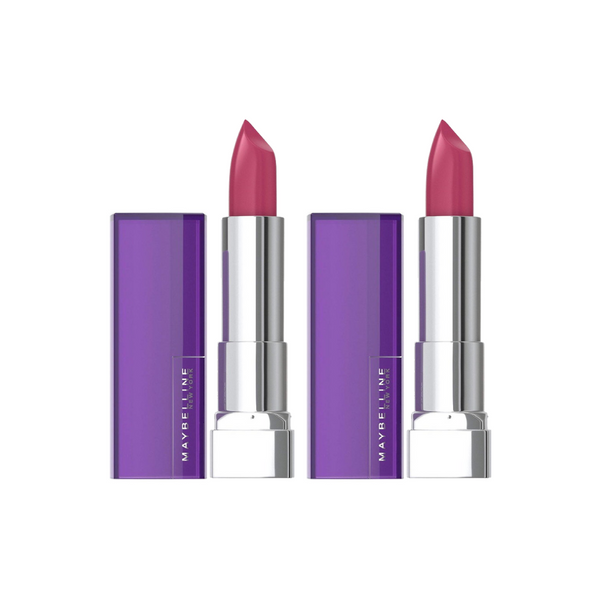 2x Maybelline Color Sensational Cream Lipstick 410 Blissful Berry 4.2g