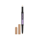 3 x Maybelline Express Brow Satin Duo 2 in 1 Pencil + Powder Eyebrows Light Blonde