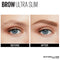 Maybelline Express Brow Ultra Slim Eyebrow Pencil Medium Brown 90mg