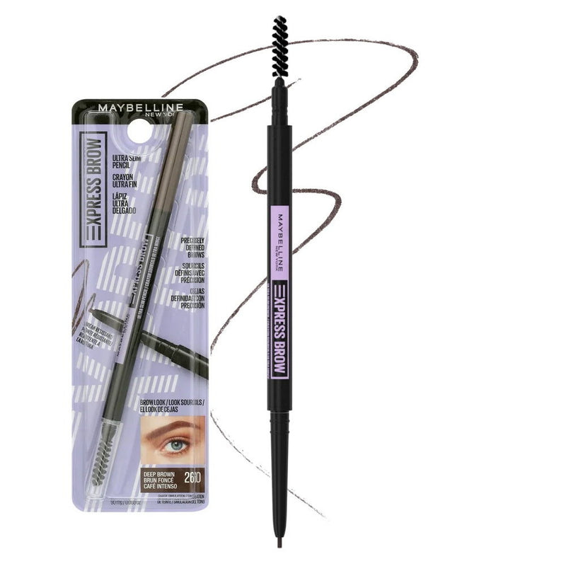 Maybelline Express Brow Ultra Slim Eyebrow Pencil 90mg Deep Brown