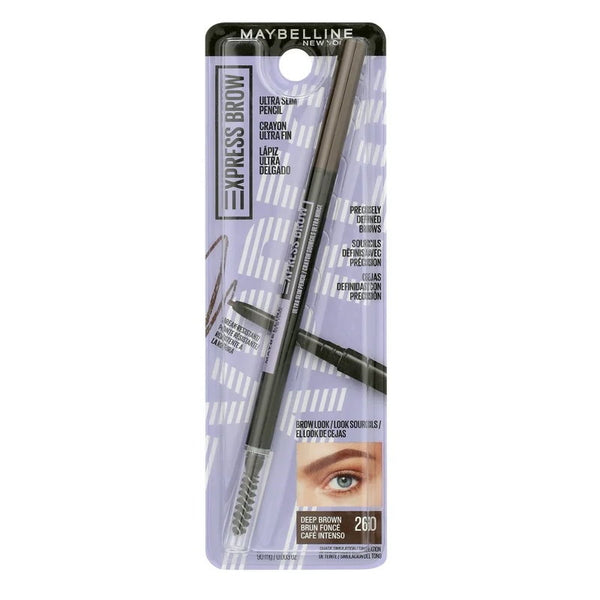 Maybelline Express Brow Ultra Slim Eyebrow Pencil 90mg Deep Brown