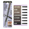 8x Maybelline Express Brow Ultra Slim Eyebrow Pencil 90mg Deep Brown