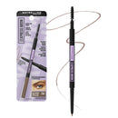 2x Maybelline Express Brow Ultra Slim Eyebrow Pencil 90mg Soft Brown