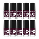 10x Maybelline Fast Gel Quick Drying Longwear Nail Lacquer 6.7ml 13 Possessed Plum