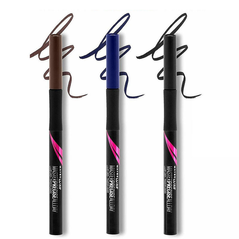 6x Maybelline Hyper Precise All Day Liquid Eyeliner 710 Forest Brown