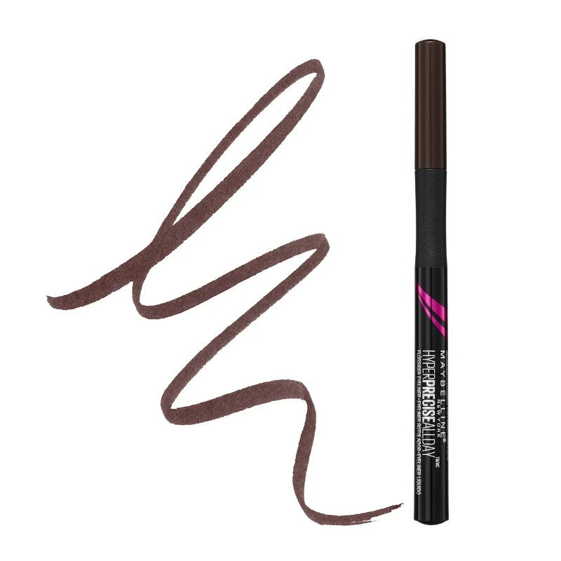 3x Maybelline Hyper Precise All Day Liquid Eyeliner 710 Forest Brown