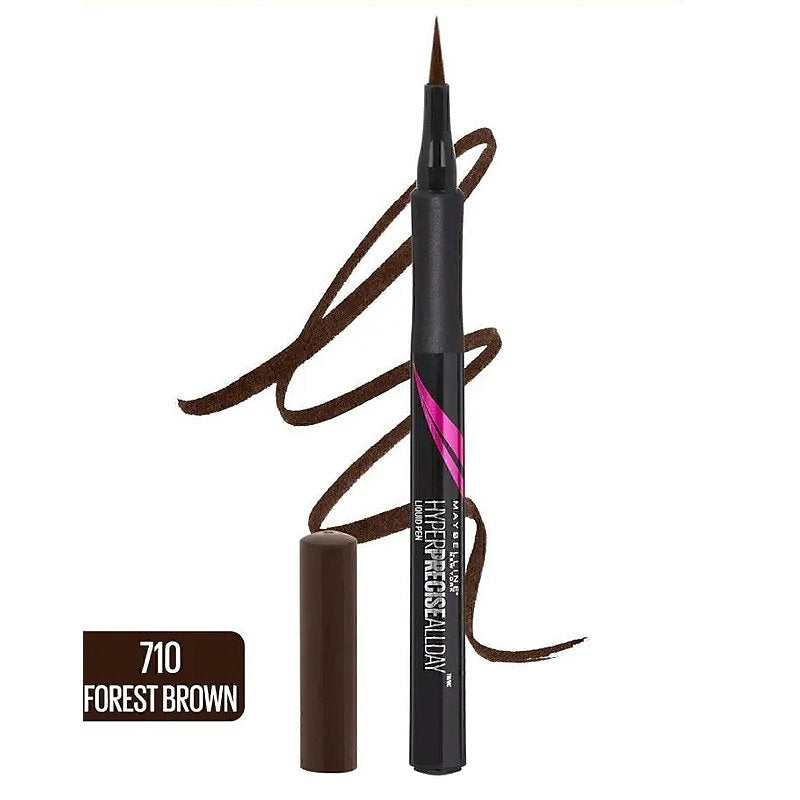 6x Maybelline Hyper Precise All Day Liquid Eyeliner 710 Forest Brown