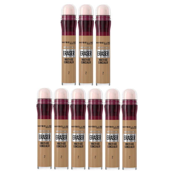 9x Maybelline Instant Age Rewind Eraser Multi-Use Concealer 6ml 130 Medium