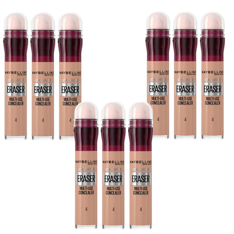 9x Maybelline Instant Age Rewind Eraser Multi-Use Concealer 6ml 140 Honey