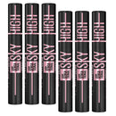 6x Maybelline Lash Sensational Sky High Washable Mascara 7.2ml Cosmic Black