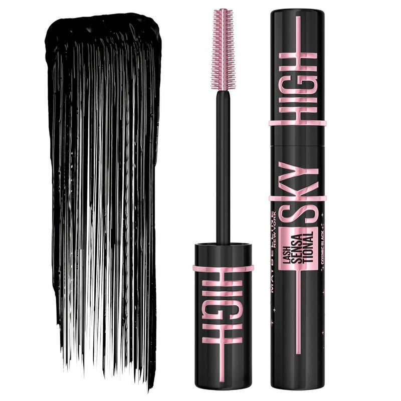 9x Maybelline Lash Sensational Sky High Washable Mascara 7.2ml Cosmic Black