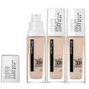 3x Maybelline Superstay 30 Hour Foundation 30ml 05 Light Beige