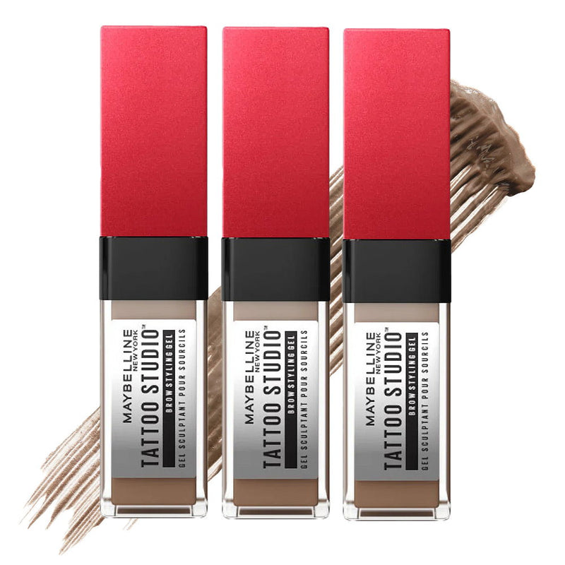 3x Maybelline Tattoo Brow 3 Day 6ml 250 Blonde