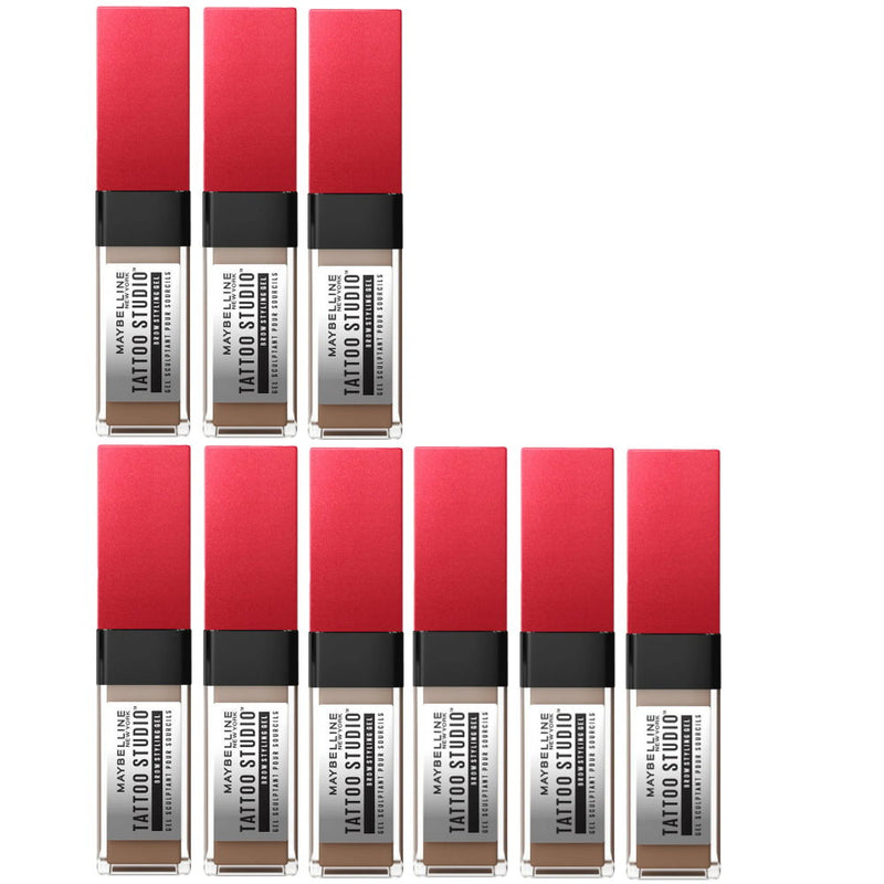 9x Maybelline Tattoo Brow 3 Day 6ml 250 Blonde