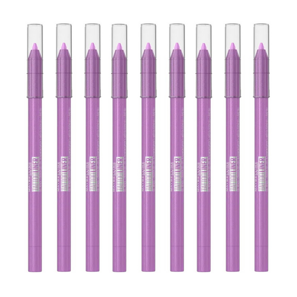 9x Maybelline Tattoo Gel Pencil Eyeliner 1.3g 812 Lavender Lights