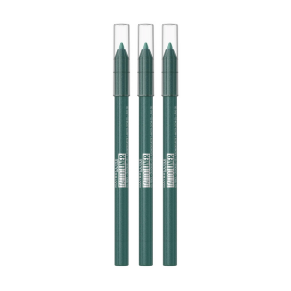 3x Maybelline Tattoo Gel Pencil Eyeliner 1.3g 815 Tealtini