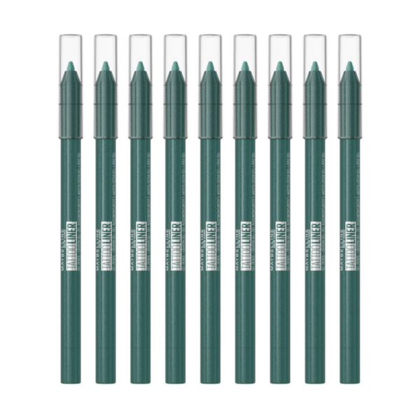 9x Maybelline Tattoo Gel Pencil Eyeliner 1.3g 815 Tealtini