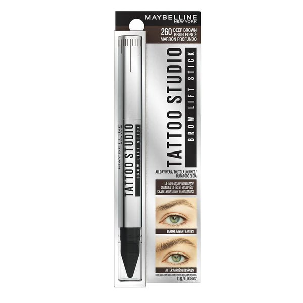 Maybelline Tattoo Studio Brow Lift Eyebrow Pen 1.1g 260 Deep Brown