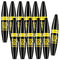12x Maybelline Volum Express Colossal Go Extreme Leather Black Mascara 9.5ml (carded)