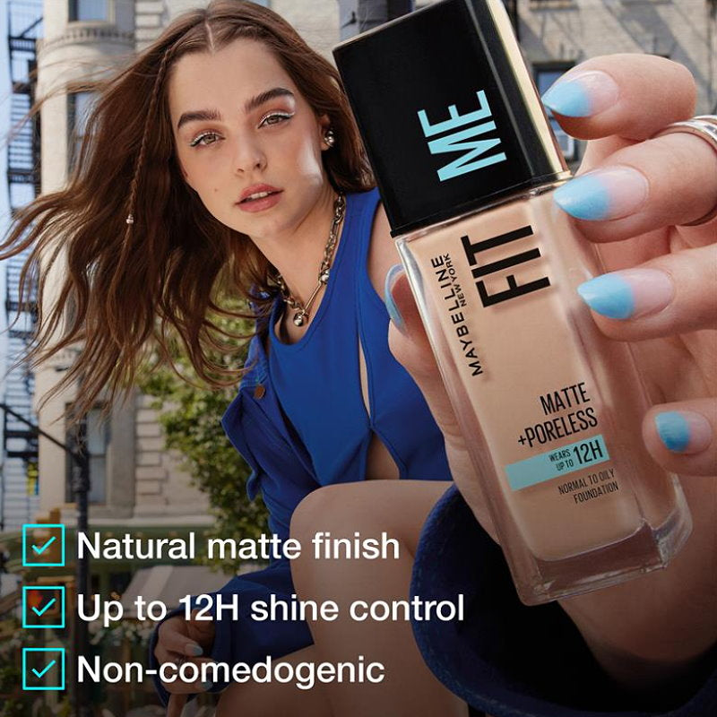 Maybelline Fit Me Matte Poreless Foundation 30ml 220 Natural Beige