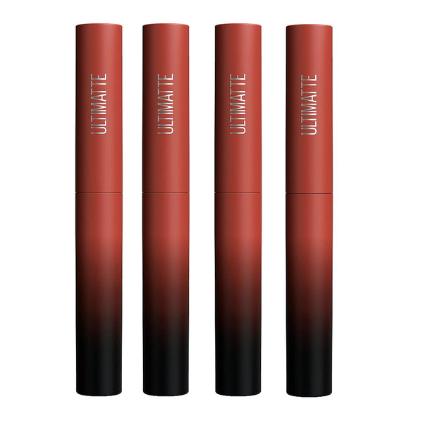 4x Maybelline Color Sensational Ultimatte Matte Slim Lipstick 899 More Rust