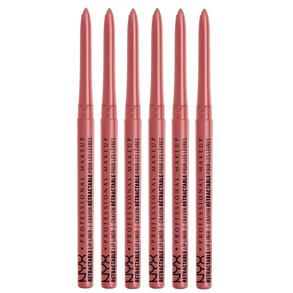 6x NYX Professional Makeup Retractable Lip Liner 0.28g 02 Nectar