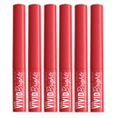 6x NYX Professional Makeup Vivid Bright Liquid Liner 04 On Red 2mL