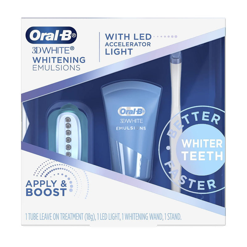 Oral B 3D White Whitening Emulsions with LED Accelerator Light 18g