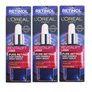 3x L'Oreal Revitalift Laser Pure Retinol Night Serum 30ml