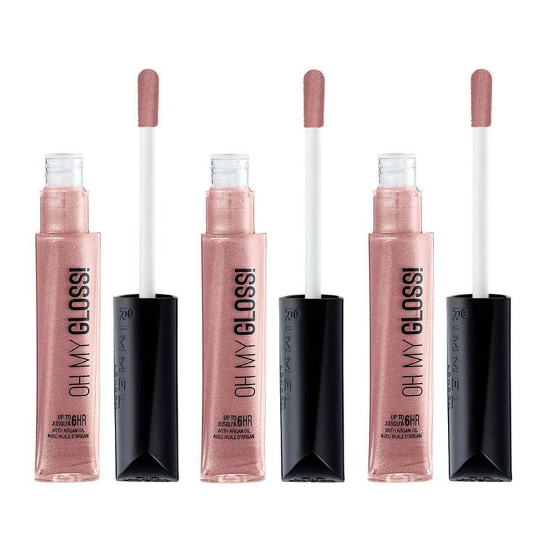 3x Rimmel Oh My Gloss Lip Gloss 6.5ml 130 Purrr Glossy Cat