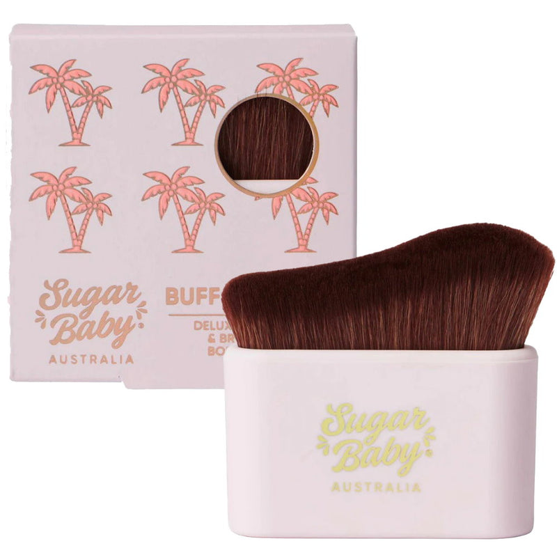 3x SugarBaby Buff It Brush Deluxe Self Tan & Bronzing Body Brush