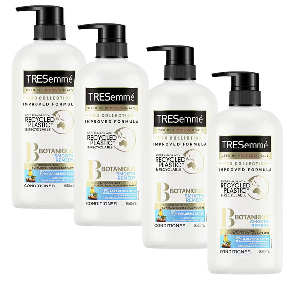 4x Tresemme Smooth Remedy Conditioner 850ml