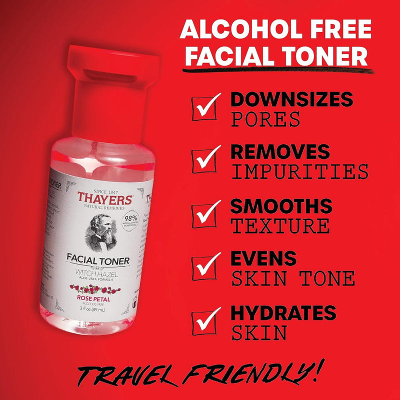 Thayers Rose Petal Alcohol Free Toner 89ml Trial Size