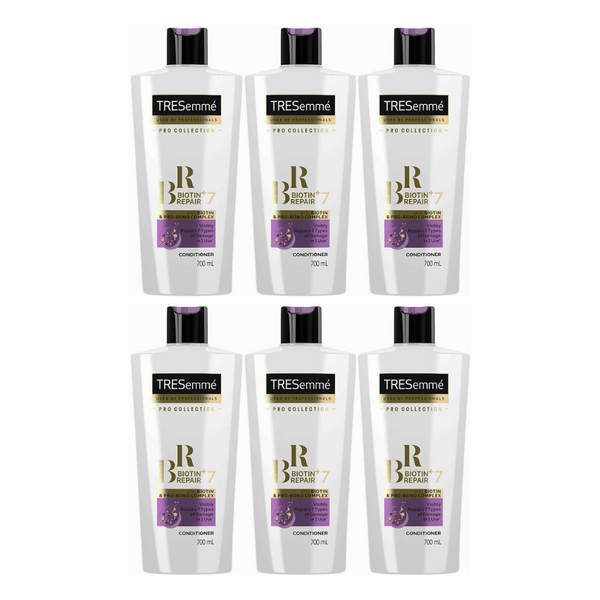 6x Tresemme Biotin Repair 7 With Biotin and Pro Bond Complex Conditioner 700ml