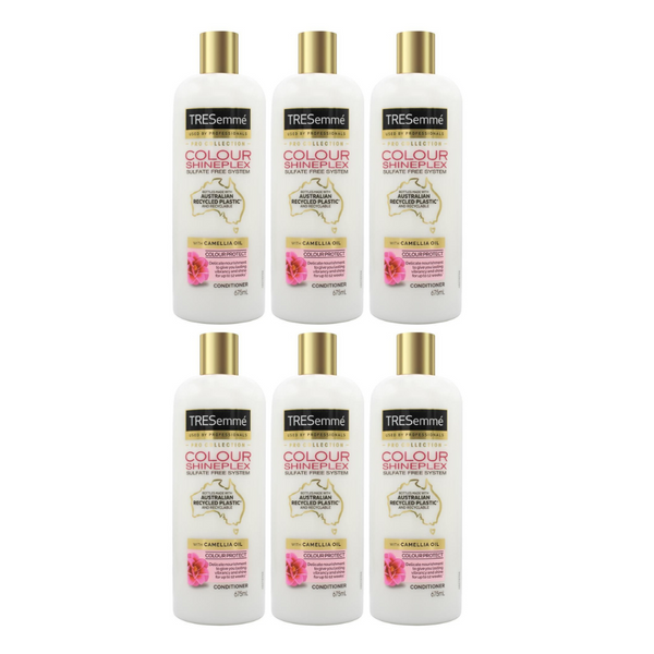 6x Tresemme Colour Shineplex Colour Protect with Camelia Oil Conditioner 675ml